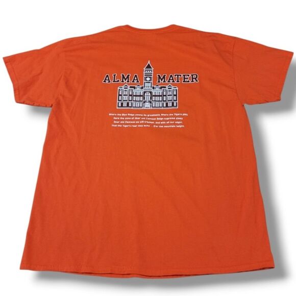 Clemson University Tigers Shirt Size XL By Gildan Alma Mater Graphic Print Shirt - Picture 6 of 7